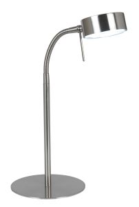 Endon 102-TLSC Satin Chrome Desk Lamp + Gx53 9W Lamp 2 Light In Chrome