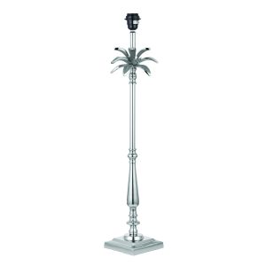 ENDON-EH-LEAF-TL-L LEAF SINGLE TABLE LAMP POLISHED NICKEL PLATE FINISH