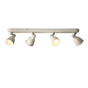 Westbury 4 Light GU10 Gloss White Ceiling Mounted Bar Spot Light