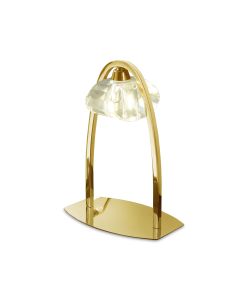 Alfa Table Lamp 1 Light G9, French Gold