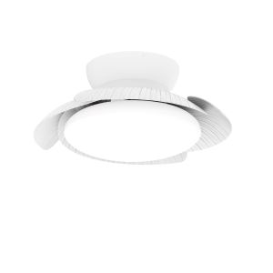 Aloha 52cm 45W LED Dimmable Ceiling Light With Built-In 30W DC Reversible Fan, White, 3500lm, 5yrs Warranty