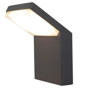 Alpine Wall Lamp, 6W LED, 3000K, 510lm, IP65, Anthracite, 3yrs Warranty