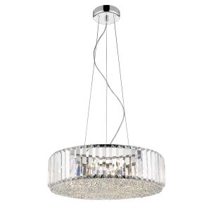 Campiello 5 Light G9 Adjustable Clear Crystal Pendant