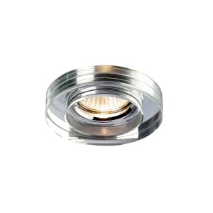 Crystal Downlight Deep Round Rim Only Clear, IL30800 REQUIRED TO COMPLETE THE ITEM, Cut Out: 62mm