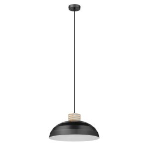 Romeo 1 Light E27 Adjustable Gun Metal Grey Pendant