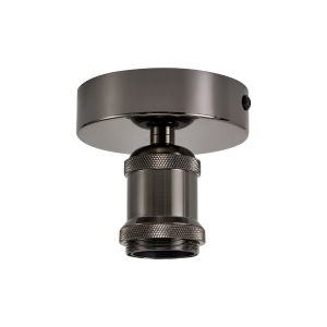 Dreifa 10cm Ceiling 1 Light Black Chrome, E27