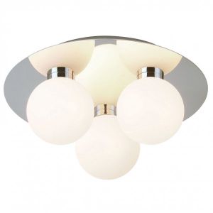 Endon EL-392-3CH Circ/Op Gls 25W G9 IP44 Flush 5 Light In Chrome