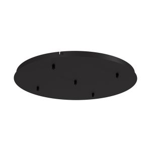 Elsa 62cm 5 Hole 600mm Round Canopy Kit, Black
