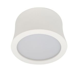 Gower 8cm Spotlight, 7W LED, 3000K, 520lm, Sand White, 3yrs Warranty