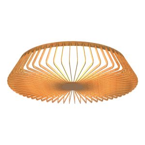 Himalaya 63cm Round Ceiling (Light Only), 80W LED, 2700-5000K Tuneable White, 3500lm, Remote Control, Wood, 3yrs Warranty