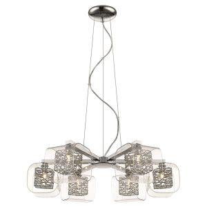 Zante 6 Light G9 Adjustable Pendant Polished Chrome