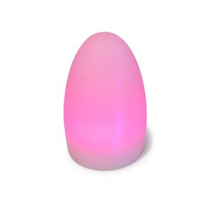 Oval Shape Waterproof Battery Operated Lamp Could use in swimming pool. 7 Colours+white + candle. With remote control, , Opal White, 2yrs Warranty