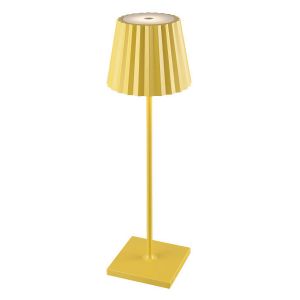 K2 Battery Operated Table Lamp , 2.2W LED, 3000K, 188lm, IP54, USB Charging Cable Included, Yellow, 3yrs Warranty
