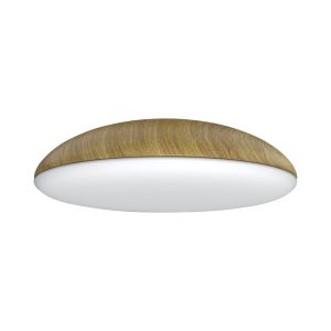 Kazz Ceiling 50cm Round, 6 x E27 (Max 20W LED), Wood