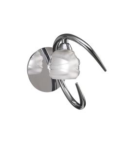 Loop Wall Lamp Switched 1 Light G9 ECO, Polished Chrome