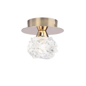 Maremagnum Ceiling 1 Light G9, French Gold