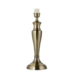 Endon OSLO-L-AN Oslo Single Table Lamp Antique Brass Plate Finish