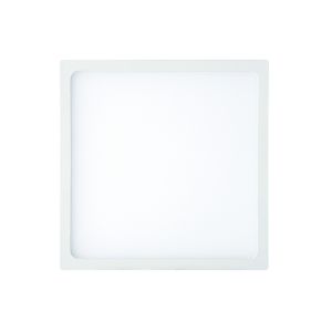 Saona 14.5cm Square Recessed Ultra Slim Downlight, 12W LED 4000K, 1080lm, Matt White, Driver Included, 3yrs Warranty