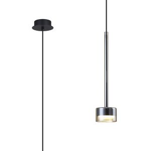 Tonic 9.8cm Pendant, 1 Light GX53 (12W, Not Included), Bronze/Black/Bronze Glass