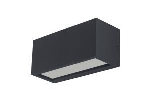 Utah Wall Lamp Up/Down, 1 Light E27, IP65, Graphite, 2yrs Warranty