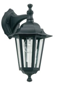 Endon YG-2004 Exterior Down Lantern Black 1 Light In Metal